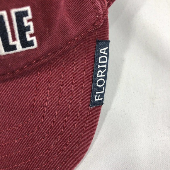 FORT LAUDERDALE FLORIDA USA RED HAT CAP ADJUSTABLE ONE SIZE FITS MOST STRAP OSFM - Picture 5 of 12